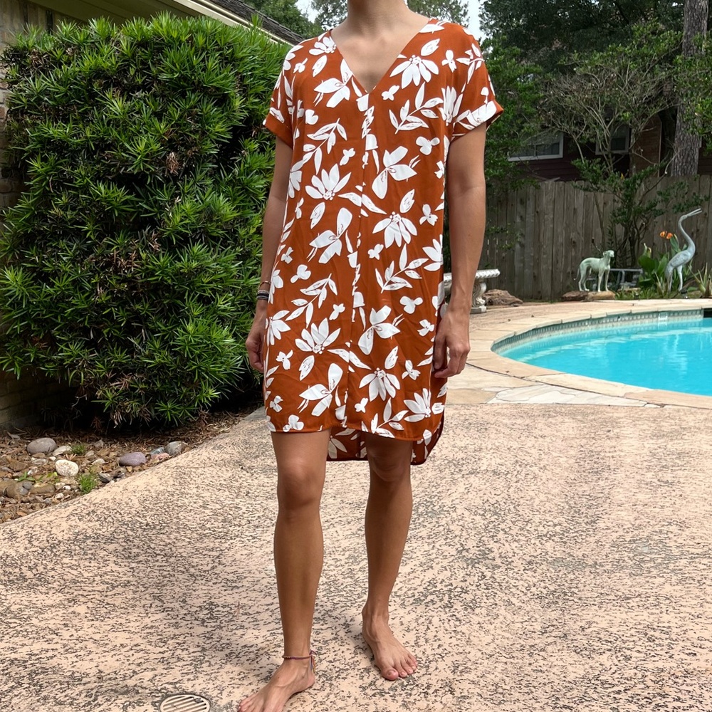 Floral Tunic Dress sz S